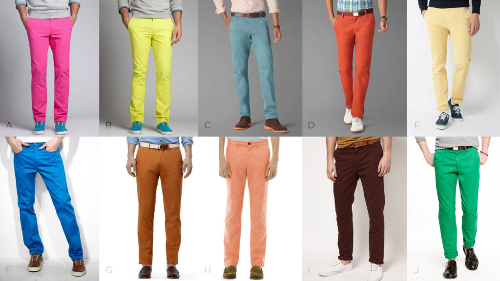 color dress pants