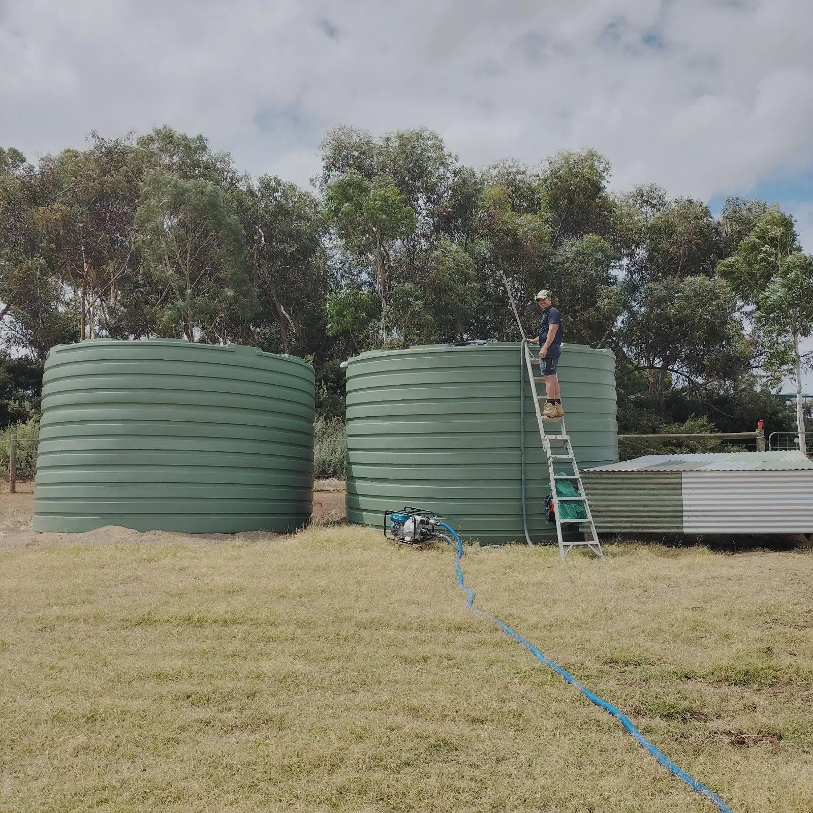 Same-Day Rainwater Tank Cleaning